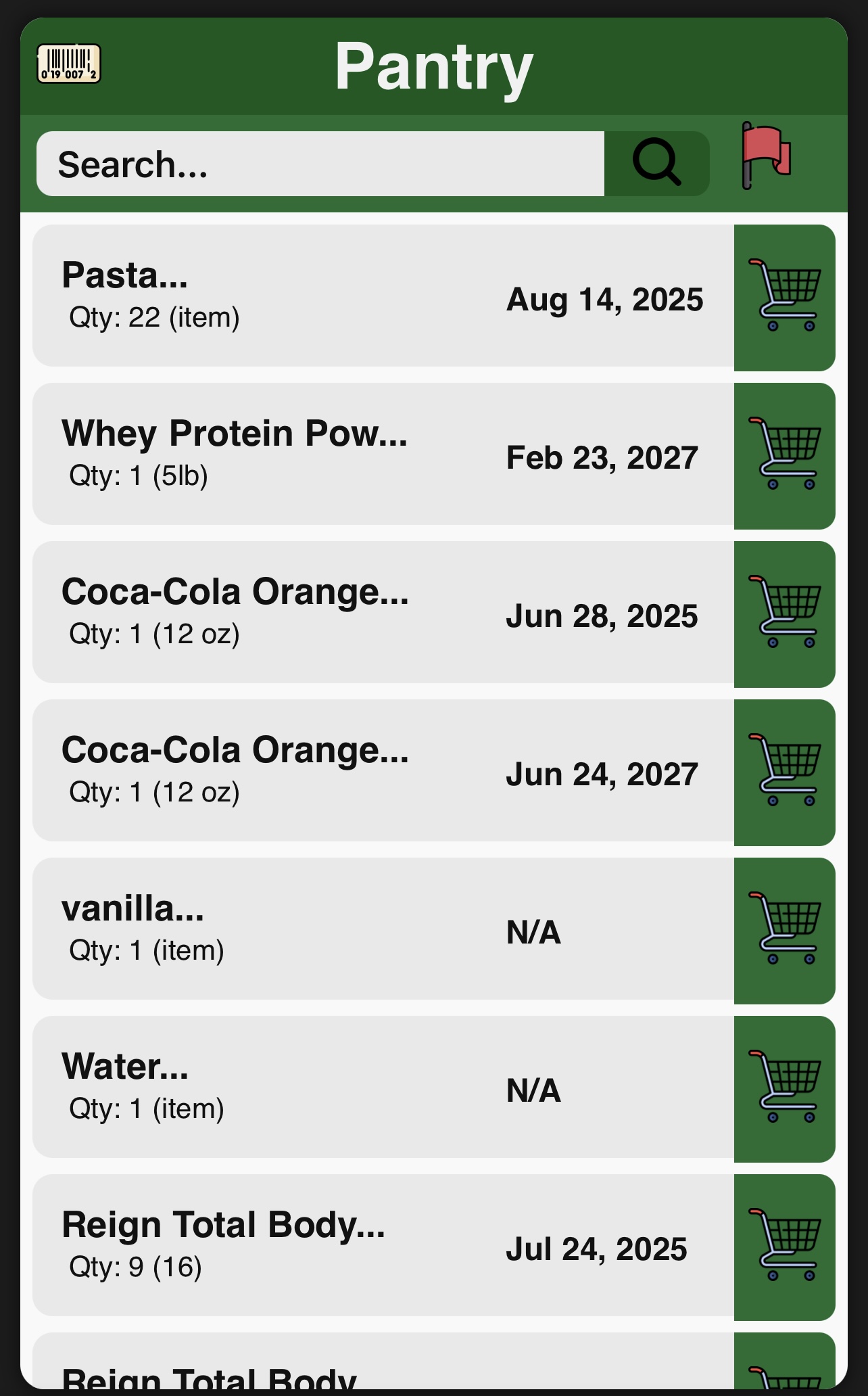 Pantry Feature
